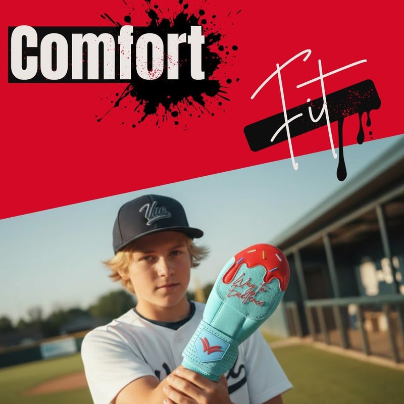 Waycel Sliding Mitts - Baseball Sliding Mitt for Youth - Ice Cream Sliding Mitt Baseball - Softball - Image 4